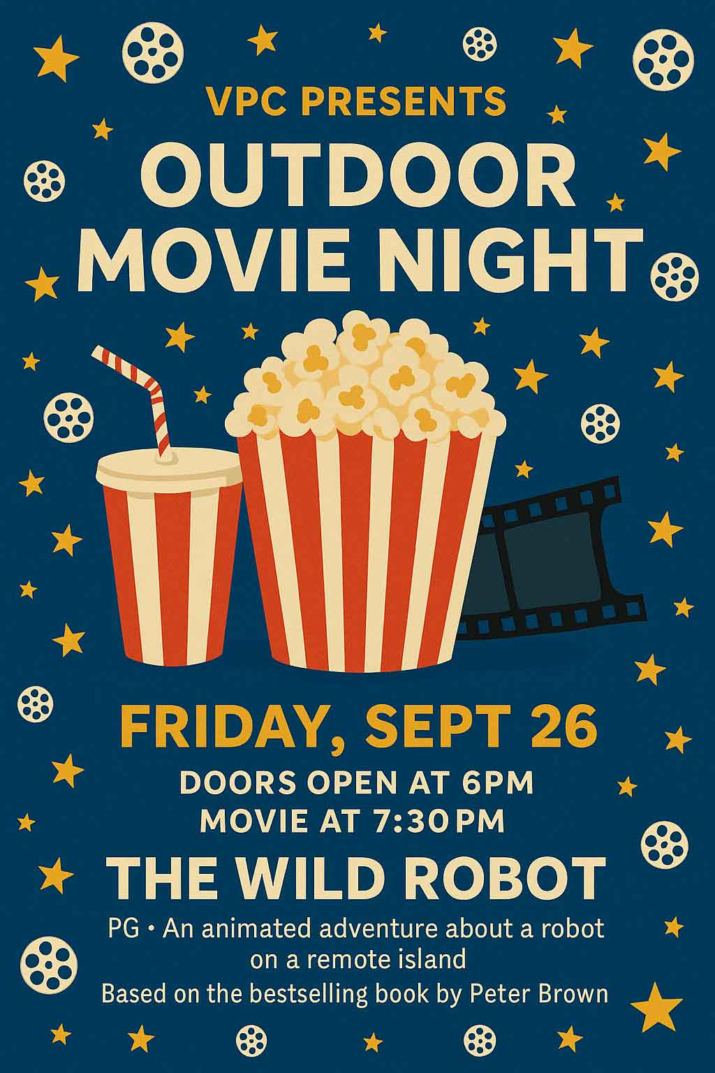 Vichy movie night poster